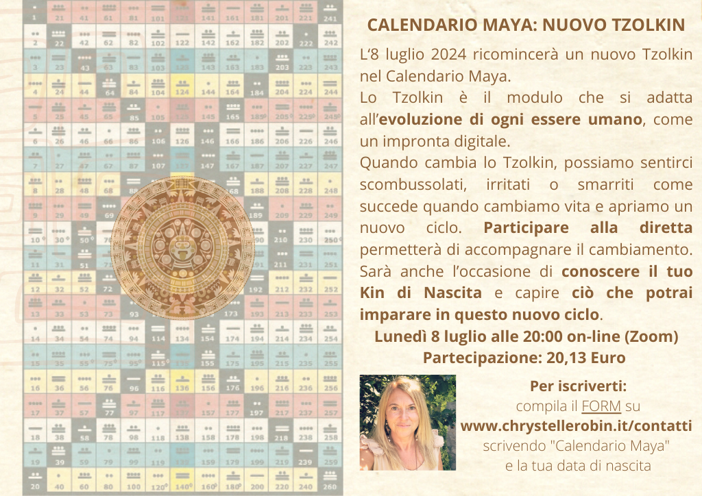 Nuovo ciclo - nuovo Tzolkin nel Calendario Maya